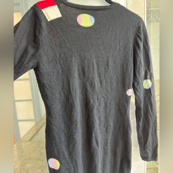 Cynthia Rowley Polka Dot Cashmere Cardigan - Picture 8 of 10